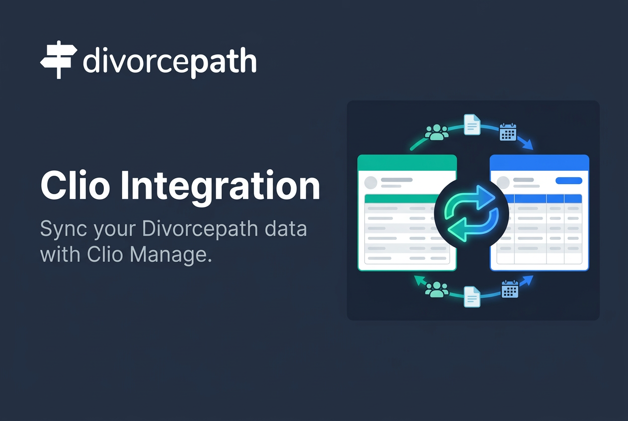 Clio Integration for Family Law - Divorcepath
